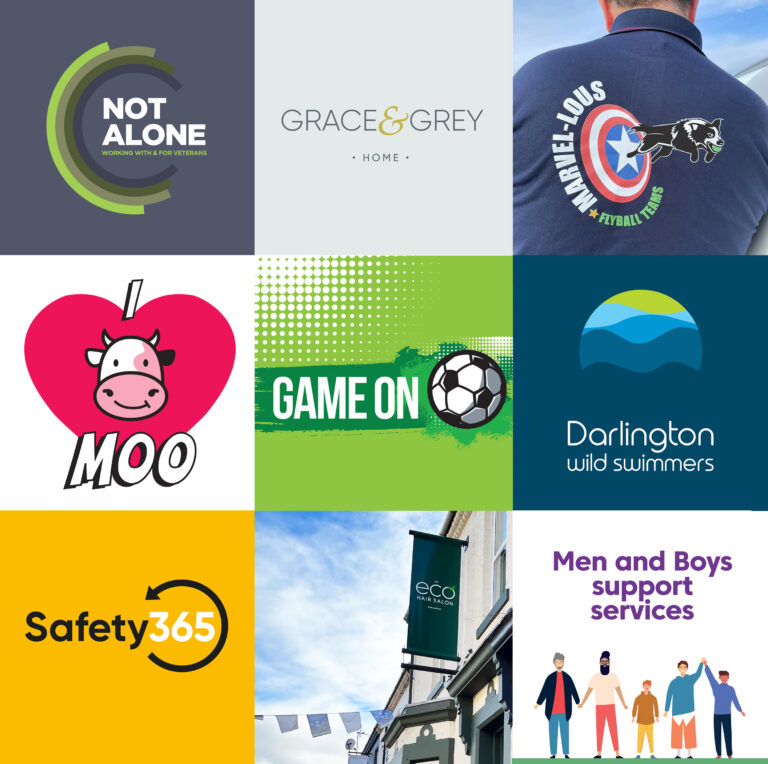 Clear Design North branding & logos