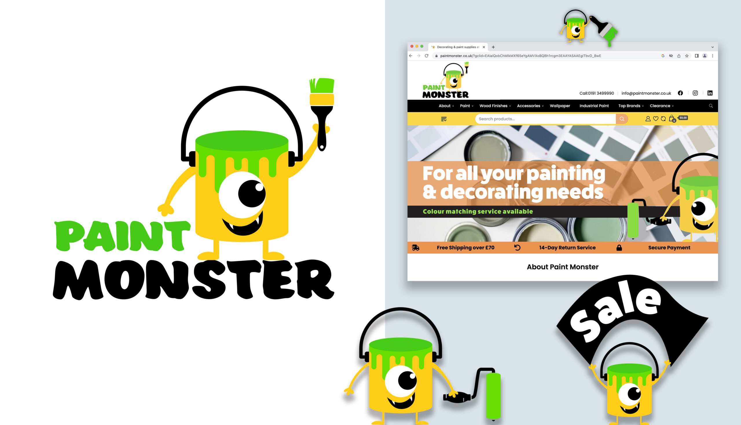 Paint Monster – Logo